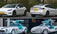30万的特斯拉Model 3改成千万神车奔驰300SL，这回真心动了！